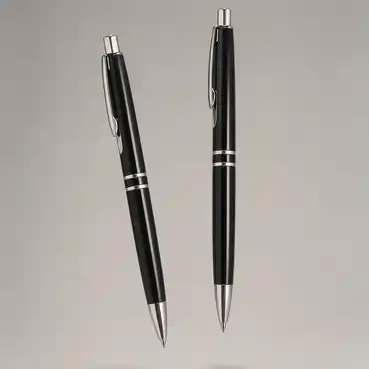 Personalized Premium Metal Ball Pen with Name Engraving – Black